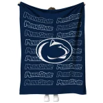 penn state nittany lions bold red blue quilt blanket best selling