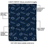 penn state nittany lions solid classic blue quilt blanket best selling