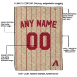 personalized arizona diamondbacks pin dot quilt blanket best selling