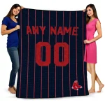 personalized boston red sox pin dot quilt blanket best selling