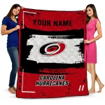 Personalized Carolina Hurricanes Grunge Patch Red White Quilt Blanket 1 personalized carolina hurricanes grunge patch red white quilt blanket best selling