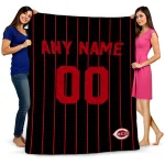personalized cincinnati reds pin dot quilt blanket best selling