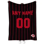 personalized cincinnati reds pin dot quilt blanket best selling