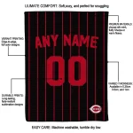 personalized cincinnati reds pin dot quilt blanket best selling