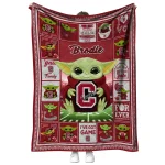 personalized colgate raiders yody baby pattern maroon quilt blanket best selling