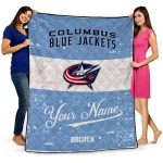 Personalized Columbus Blue Jackets Pinstripe Lines Navy Blue White Quilt Blanket 1 personalized columbus blue jackets pinstripe lines navy blue white quilt blanket best selling
