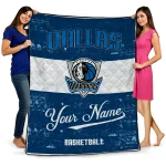 personalized dallas mavericks helmet fan blue white quilt blanket best selling