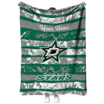 personalized dallas stars layered florals green white quilt blanket best selling