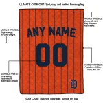 personalized detroit tigers pin dot quilt blanket best selling