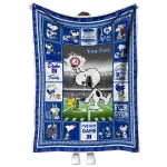 personalized duke blue devils snoopy coach blue quilt blanket best selling