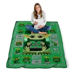 personalized marshall thundering herd yody baby pattern green quilt blanket best selling