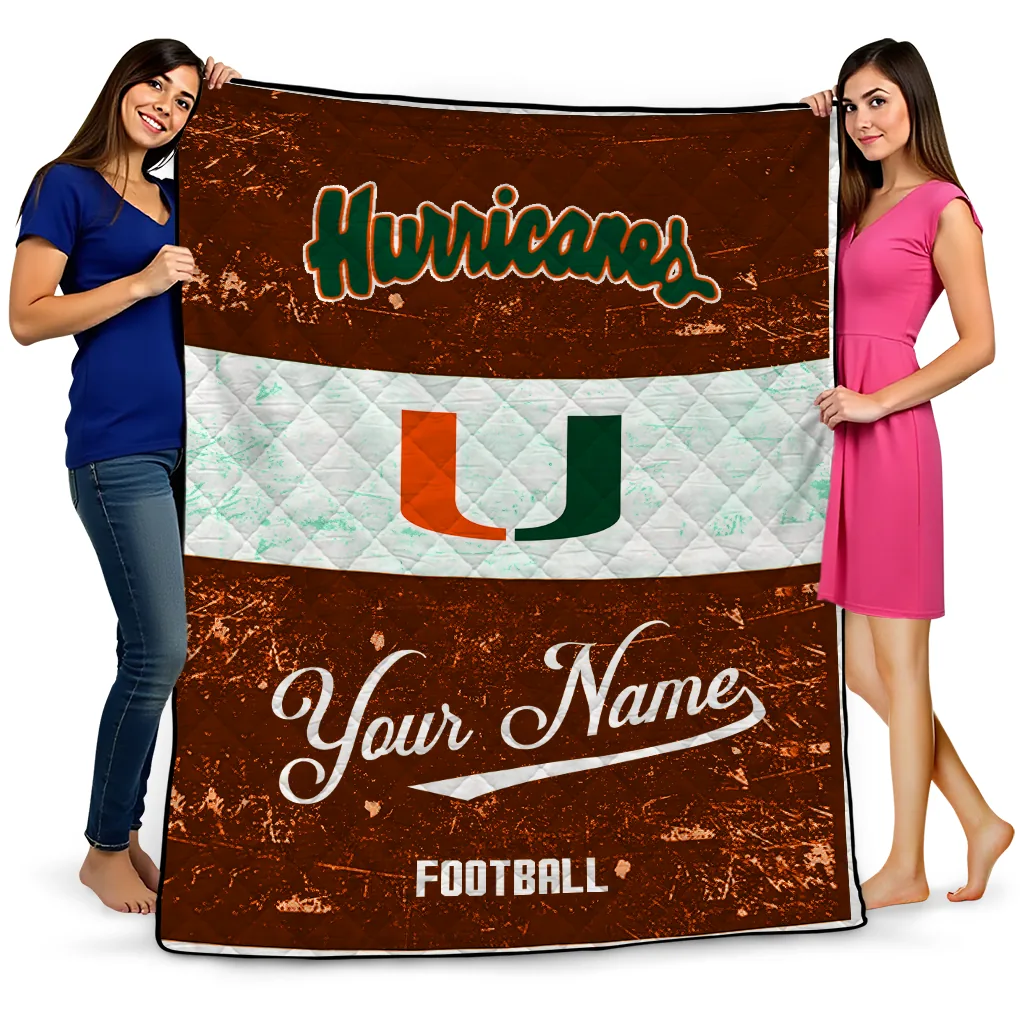 personalized miami hurricanes hibiscus burst orange white quilt blanket best selling personalized miami hurricanes hibiscus burst orange white quilt blanket best selling