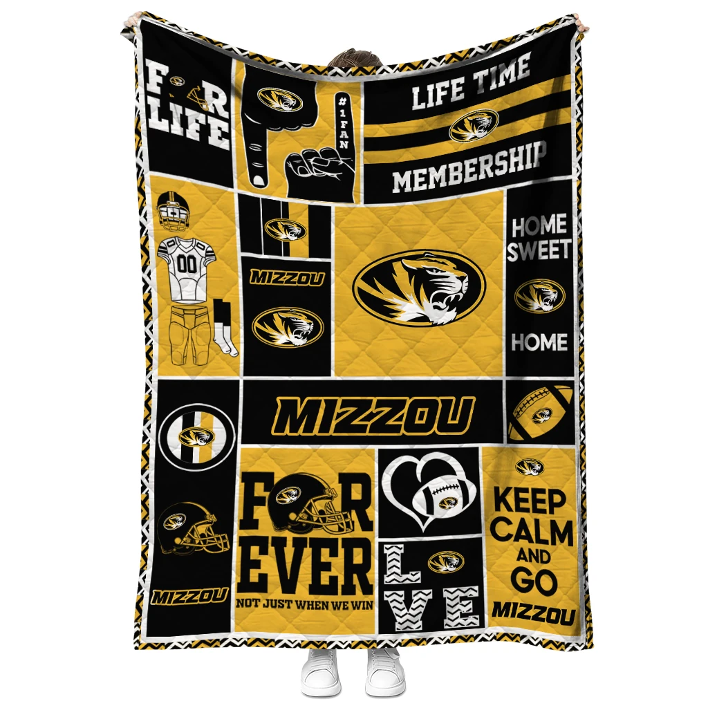 personalized missouri tigers helmet passion black quilt blanket fashion forward personalized missouri tigers helmet passion black quilt blanket fashion forward