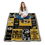 personalized missouri tigers helmet passion black quilt blanket best selling