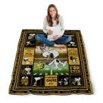 personalized missouri tigers snoopy coach black quilt blanket best selling