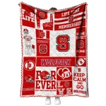 personalized nc state wolfpack helmet passion red quilt blanket best selling