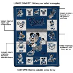 personalized nevada wolf pack mickey crimson blue white quilt blanket best selling
