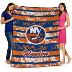 Personalized New York Islanders Layered Florals Blue White Quilt Blanket 1 personalized new york islanders layered florals blue white quilt blanket best selling