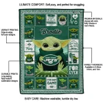personalized new york jets yody baby pattern green quilt blanket best selling