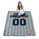 personalized new york yankees pin dot quilt blanket best selling