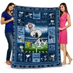 personalized old dominion monarchs snoopy coach blue quilt blanket best selling