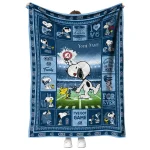 personalized old dominion monarchs snoopy coach blue quilt blanket best selling