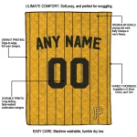 personalized pittsburgh pirates pin dot quilt blanket best selling
