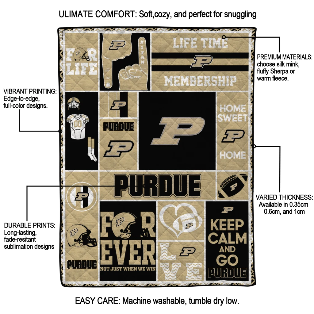 personalized purdue boilermakers helmet passion gold quilt blanket latest model personalized purdue boilermakers helmet passion gold quilt blanket latest model