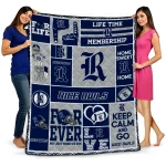 Personalized Rice Owls Helmet Passion Navy Blue Quilt Blanket 1 personalized rice owls helmet passion navy blue quilt blanket best selling