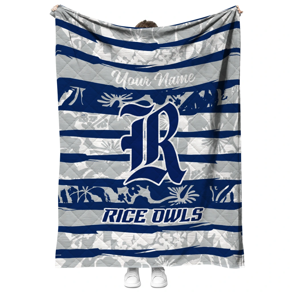 personalized rice owls layered florals navy blue white quilt blanket fashion forward personalized rice owls layered florals navy blue white quilt blanket fashion forward