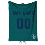 personalized seattle mariners pin dot quilt blanket best selling