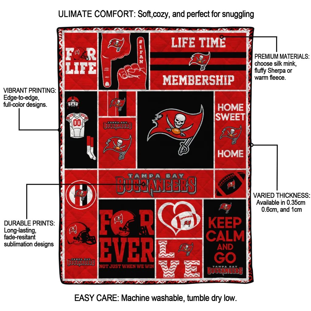 personalized tampa bay buccaneers helmet passion red quilt blanket latest model personalized tampa bay buccaneers helmet passion red quilt blanket latest model