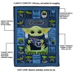 personalized tennessee titans yody baby pattern navy quilt blanket best selling