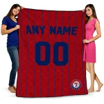 Personalized Texas Rangers Pin Dot Quilt Blanket 1 personalized texas rangers pin dot quilt blanket best selling