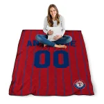 personalized texas rangers pin dot quilt blanket best selling
