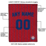 personalized texas rangers pin dot quilt blanket best selling