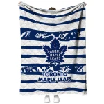 personalized toronto maple leafs layered florals blue white quilt blanket best selling