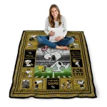 personalized ucf knights snoopy coach gold quilt blanket best selling
