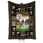 personalized vanderbilt commodores snoopy coach black quilt blanket best selling