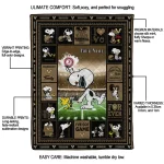 personalized vanderbilt commodores snoopy coach black quilt blanket best selling