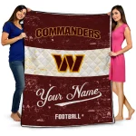 Personalized Washington Commanders Hibiscus Burst Burgundy White Quilt Blanket 1 personalized washington commanders hibiscus burst burgundy white quilt blanket best selling