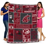 Personalized Washington State Cougars Helmet Passion Crimson Quilt Blanket 1 personalized washington state cougars helmet passion crimson quilt blanket best selling