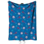 philadelphia 76ers solid classic blue quilt blanket best selling