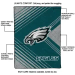 philadelphia eagles arrow layers green quilt blanket best selling