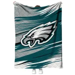 philadelphia eagles wild lines green white quilt blanket best selling