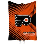 philadelphia flyers arrow layers orange quilt blanket best selling