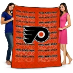 Philadelphia Flyers Bold Red Orange Quilt Blanket 1 philadelphia flyers bold red orange quilt blanket best selling