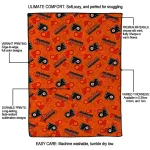 philadelphia flyers solid classic orange quilt blanket best selling