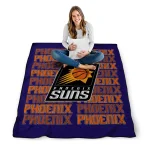 phoenix suns bold red purple quilt blanket best selling