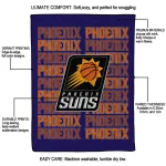phoenix suns bold red purple quilt blanket best selling